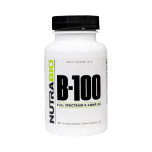 NutraBio Vitamin B-100 Complex 90 Capsules