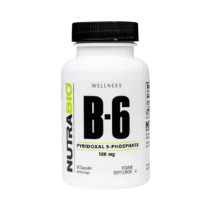 NutraBio Vitamin B-6 P5P (100mg) 60 Capsules