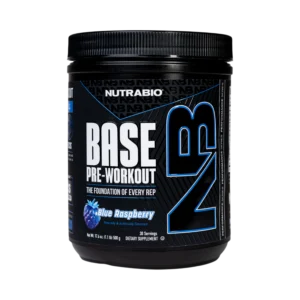 NutraBio Base Pre Workout 30 Servings Blue Razz