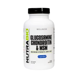 NutraBio Glucosamine Chondroitin OptiMSM 120 Capsules