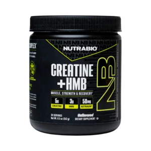 NutraBio Creatine + HMB 30 Servings